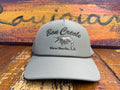 Dark Green Stitching over Sage Green Hat