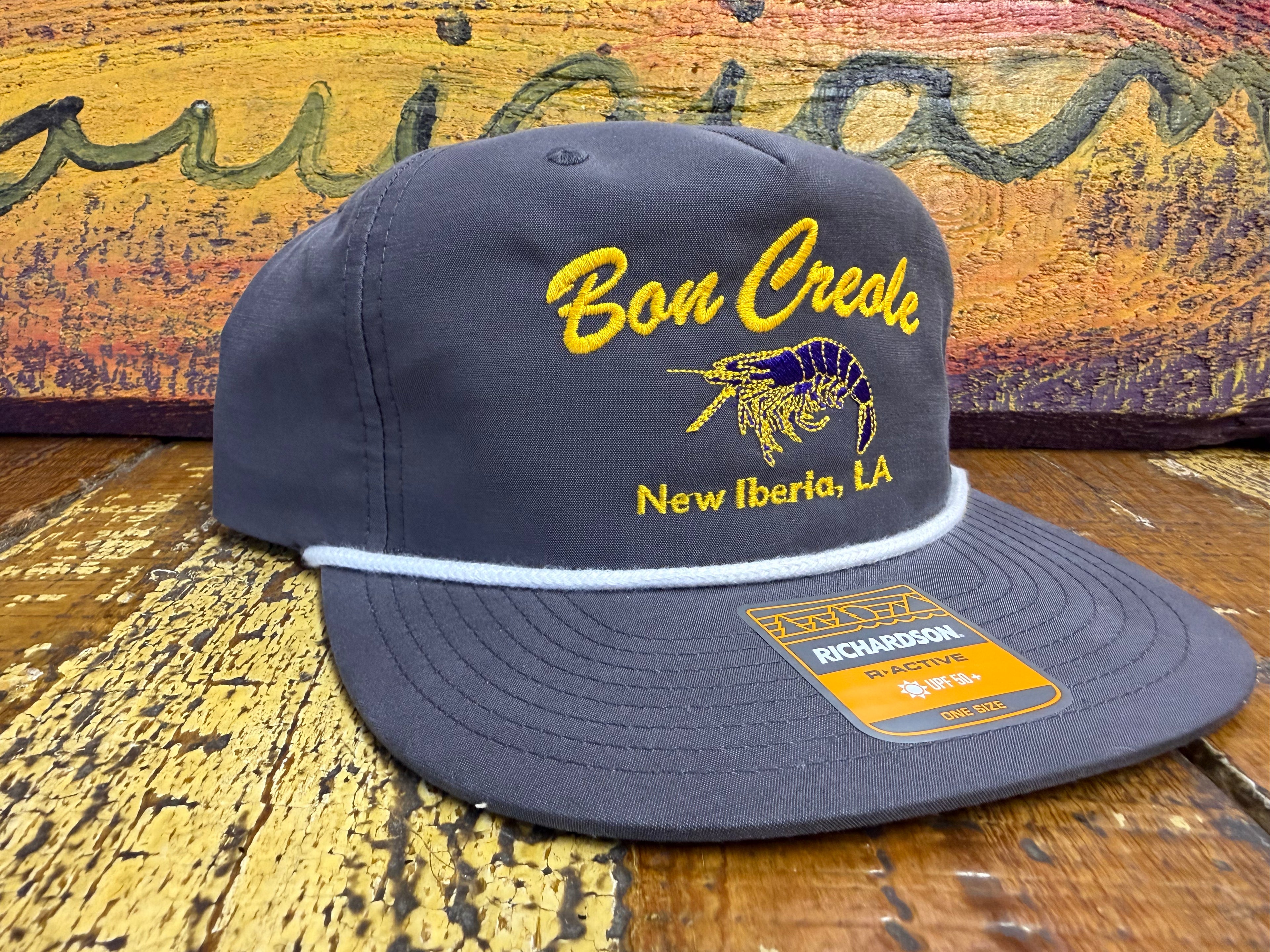 Purple/Gold over Dark Gray Hat