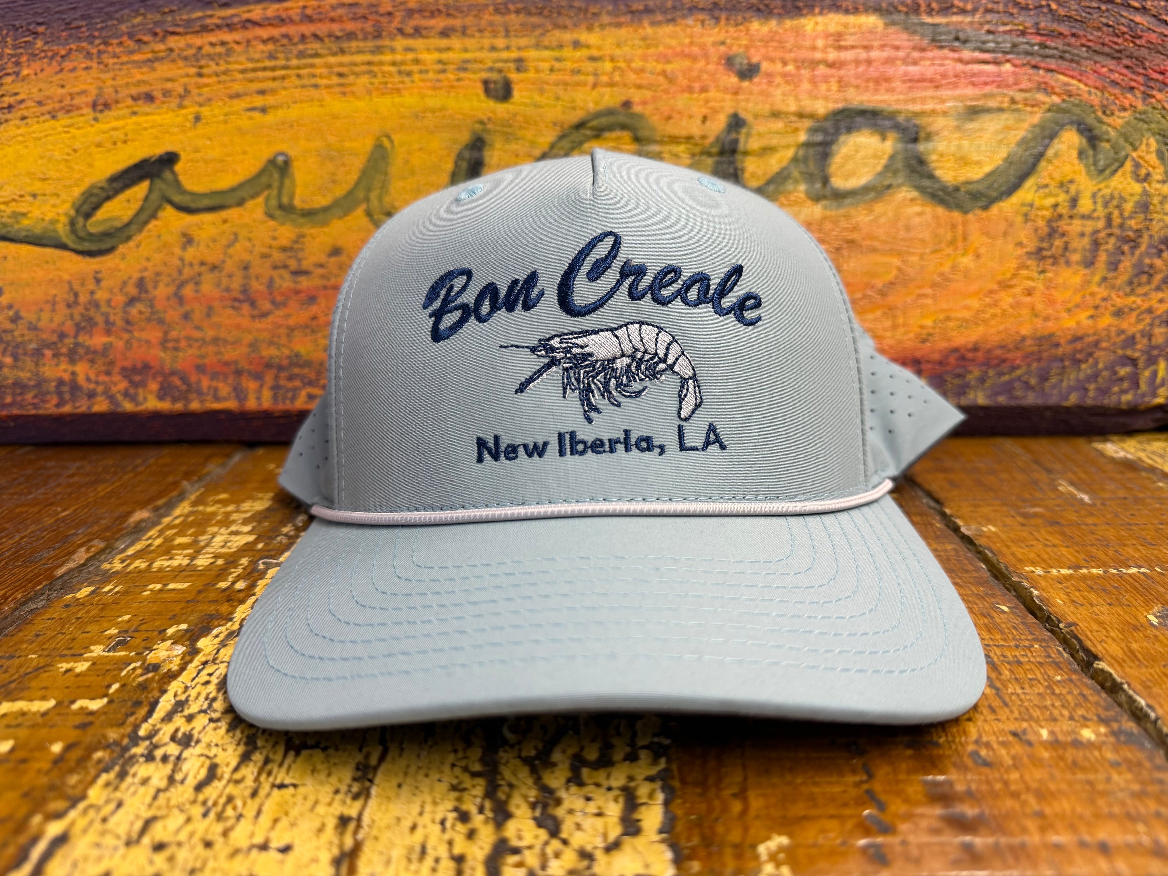 Navy over Baby Blue Hat