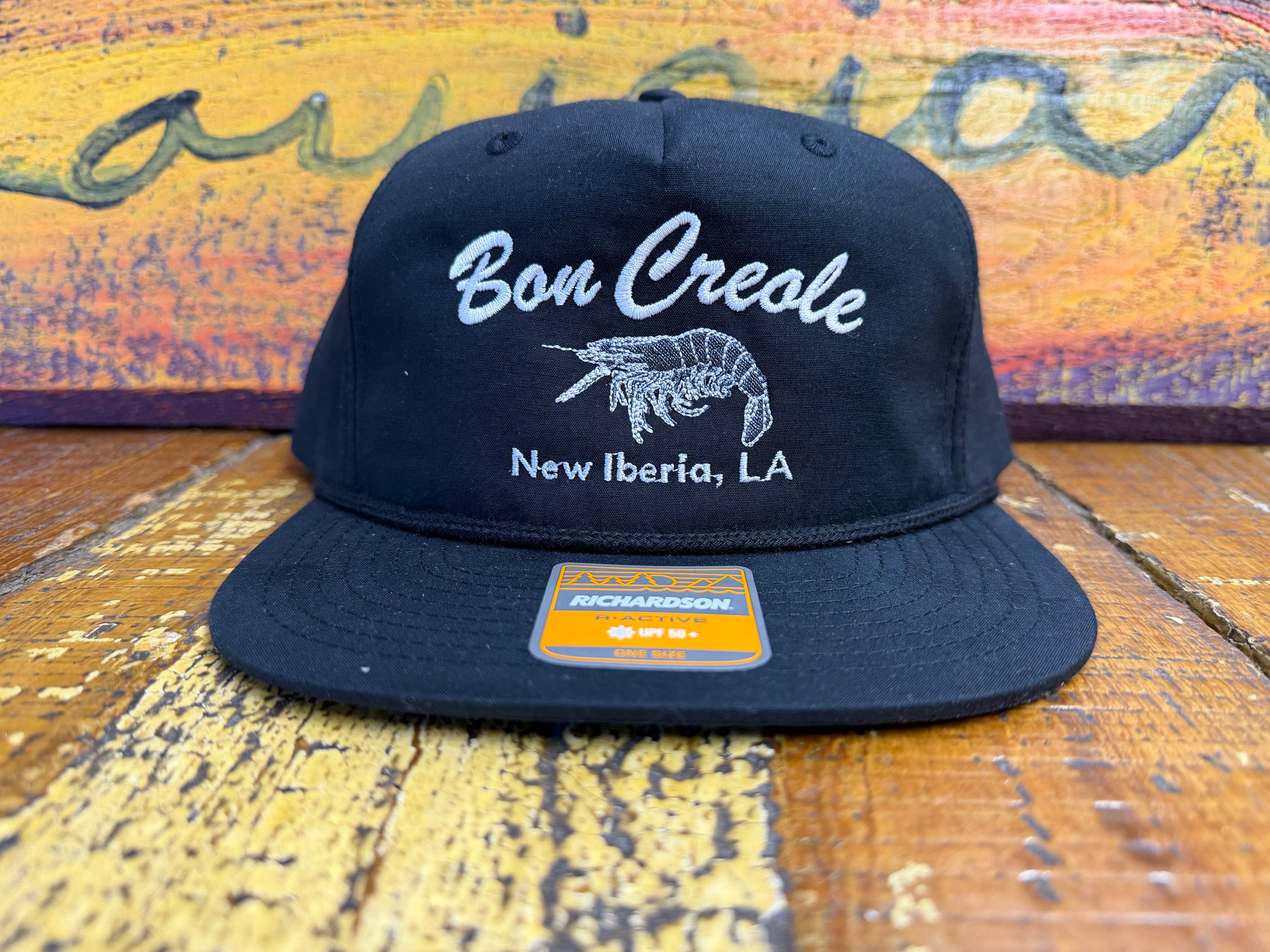 White over Black Rope Hat